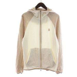 ロゴ刺繍 ジップアップ パーカー