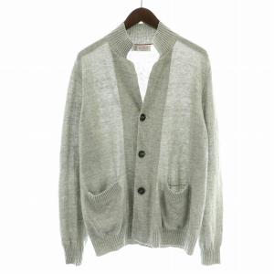 リネン ニット カーディガン