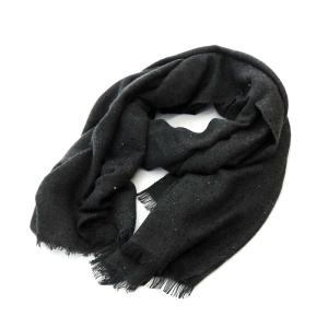 スパンコール カシミヤ混 マフラー