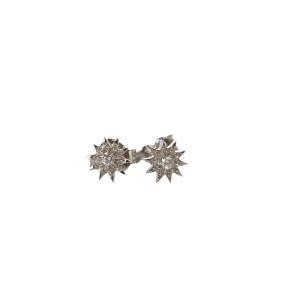 SUNBURST ピアス ダイヤモンド 0.04ct Pt950