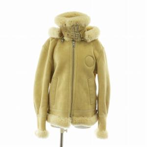 ムートンジャケット バックロゴ