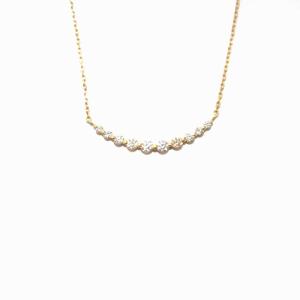 AGVN579040DI ダイヤモンド リュール ネックレス K18 0.3ct 