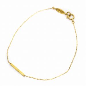 ティナ ブレスレット チェーン ダイヤモンド 0.05ct K18