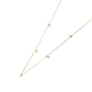 ビンドゥサリー ネックレス K18 ダイヤモンド 0.09ct 