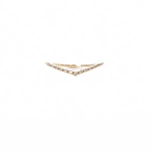 リング K18 ダイヤ0.06ct