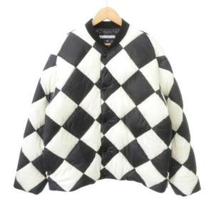 23AW CHECKER DOWN JACKET L
